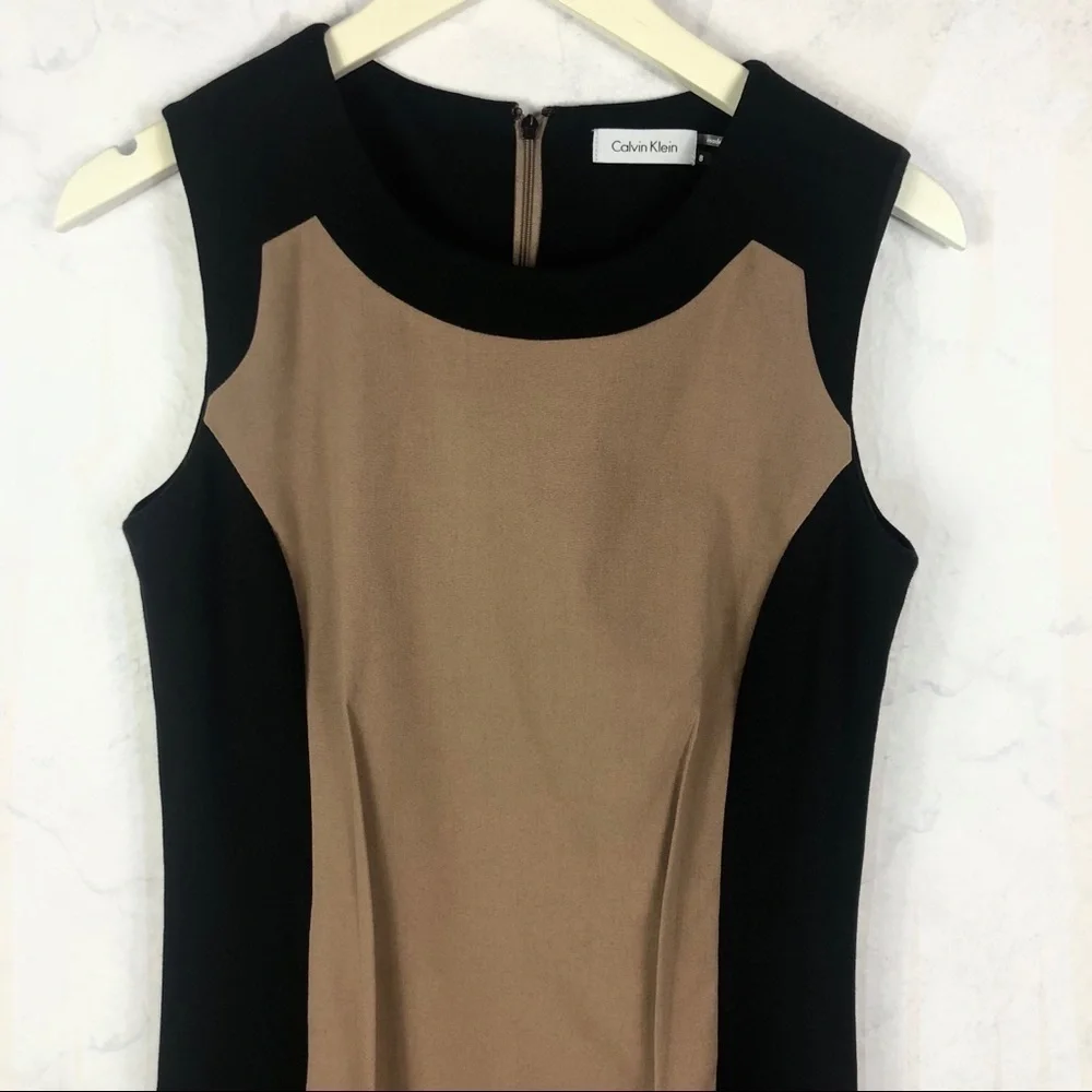 [Calvin Klein] Classic Tan Dress